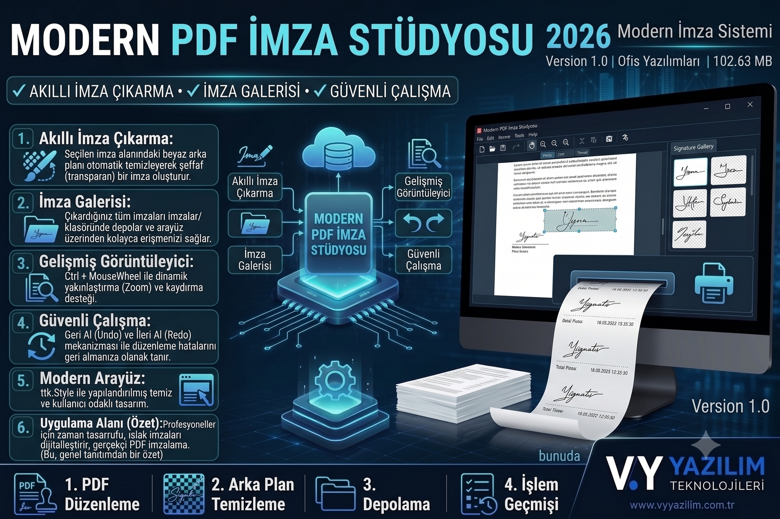 Modern PDF İmza Stüdyosu 2026
